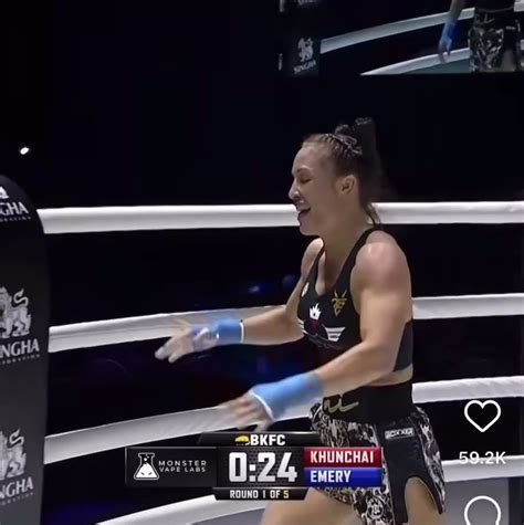 bkfc girl flashes after win|Bare